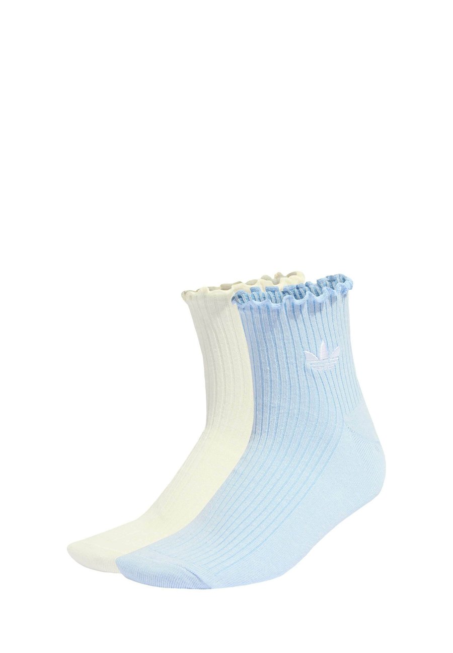 

Носки Adidas Originals RUFFLE QUARTER 2 PACK, Crystal Sky/Off White/Light Blue