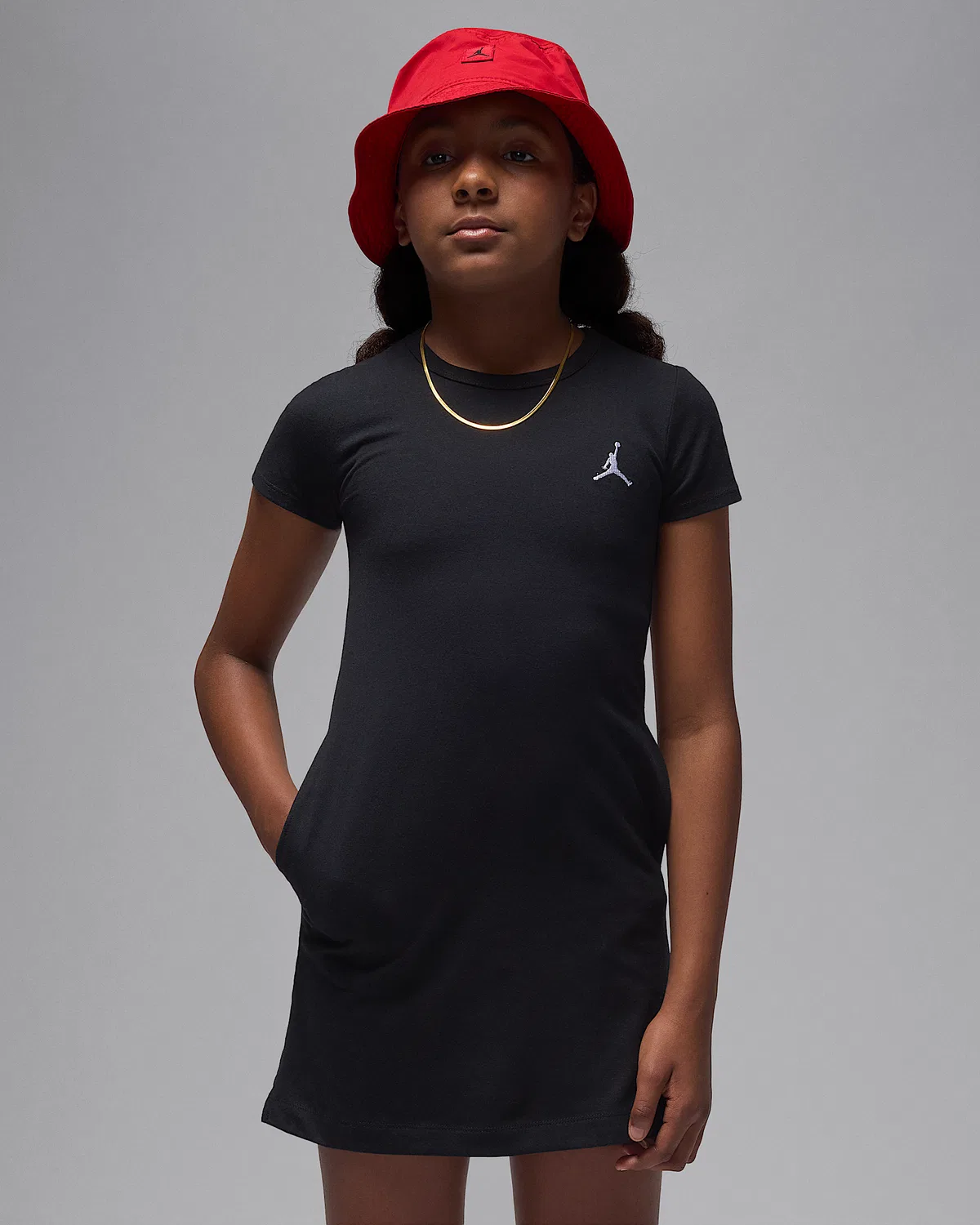 Детское платье Jordan Brooklyn Essentials, Black