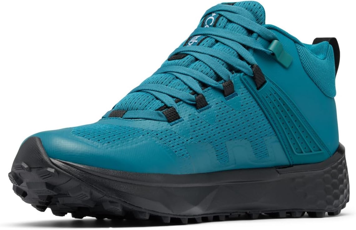 Мужские походные кроссовки Columbia Facet 75 Mid Outdry, Deep Wave/Black — фото 2