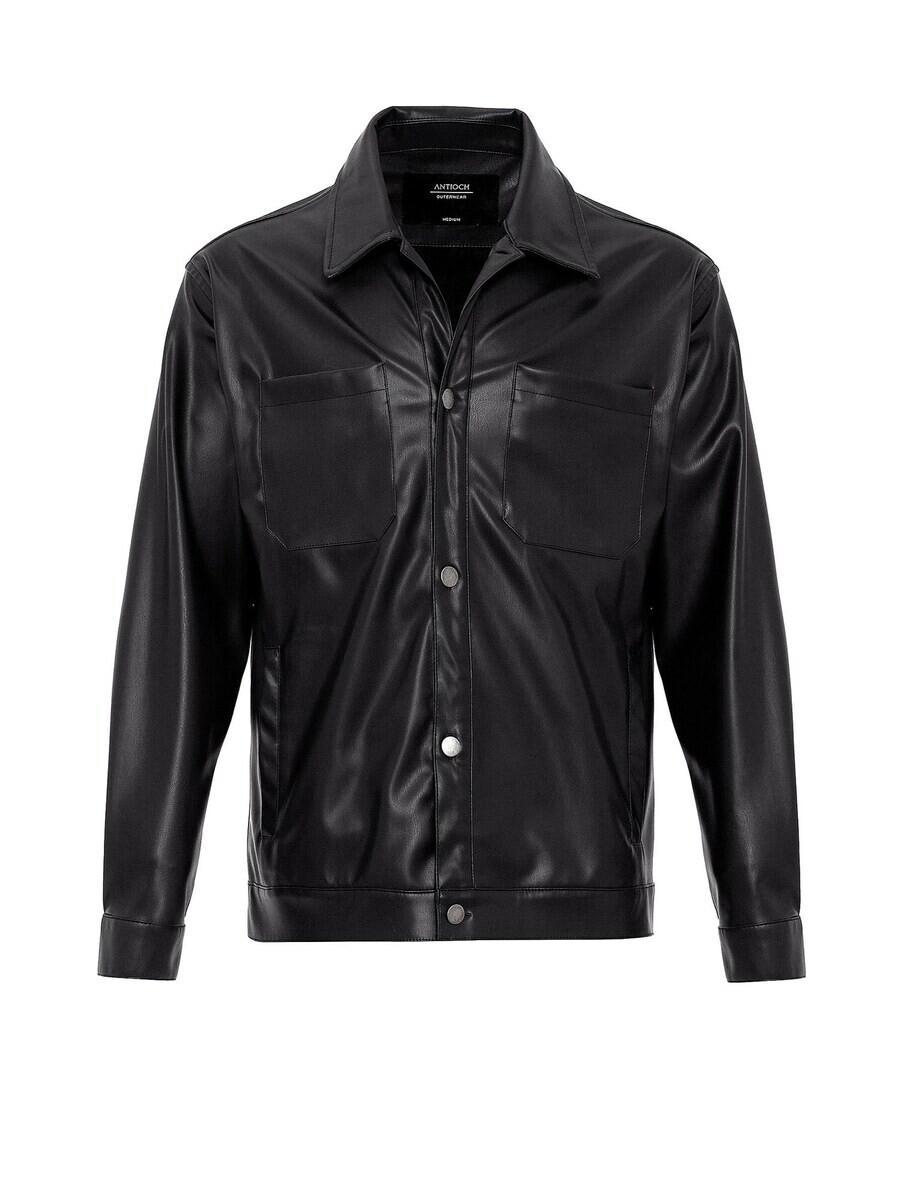 

Кожаная куртка Antioch Between-Season Jacket, черный