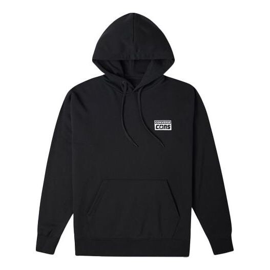 

Толстовка cons pullover hoodie 'black' Converse, черный