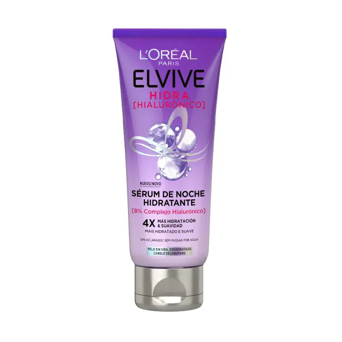 

Масло для волос elvive hidra hialurónico serum hidratante de noche L'Oréal París, количество 1 штука
