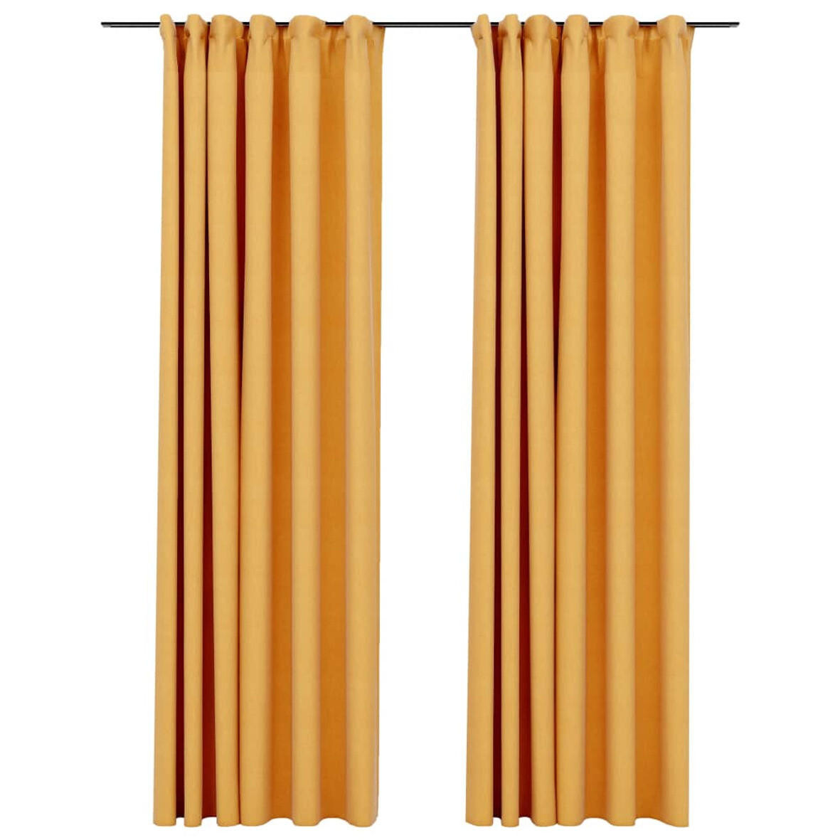 

Затемняющие шторы vidaXL, 140x1 см, желтый