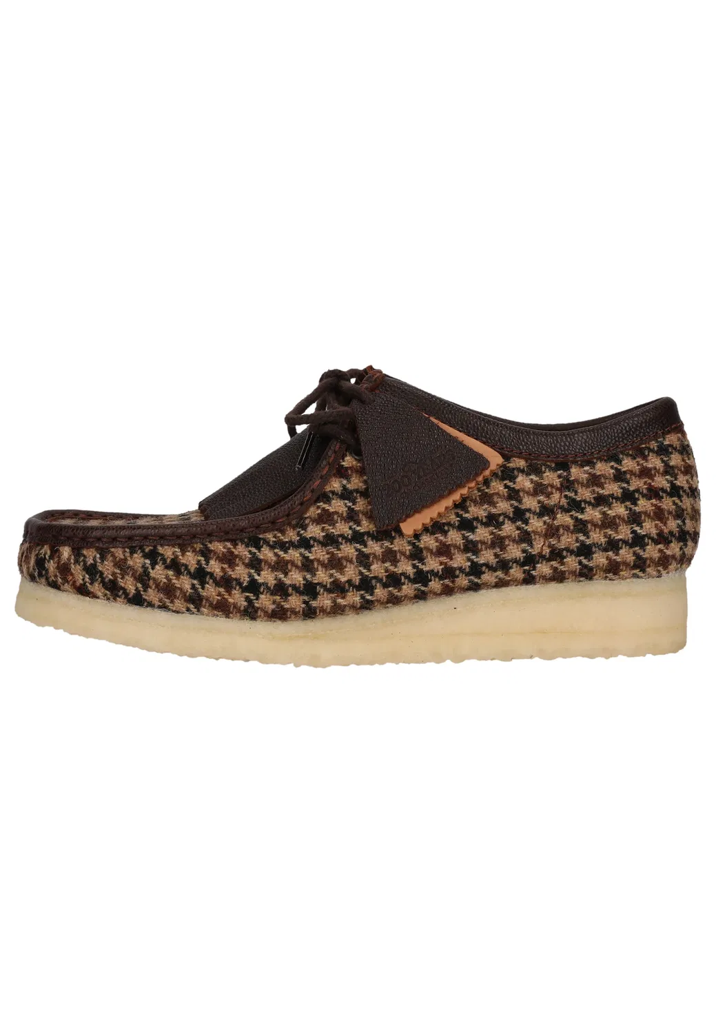 Мокасины Wallabee из твида Harris Tweed Clarks коричневый — фото 3