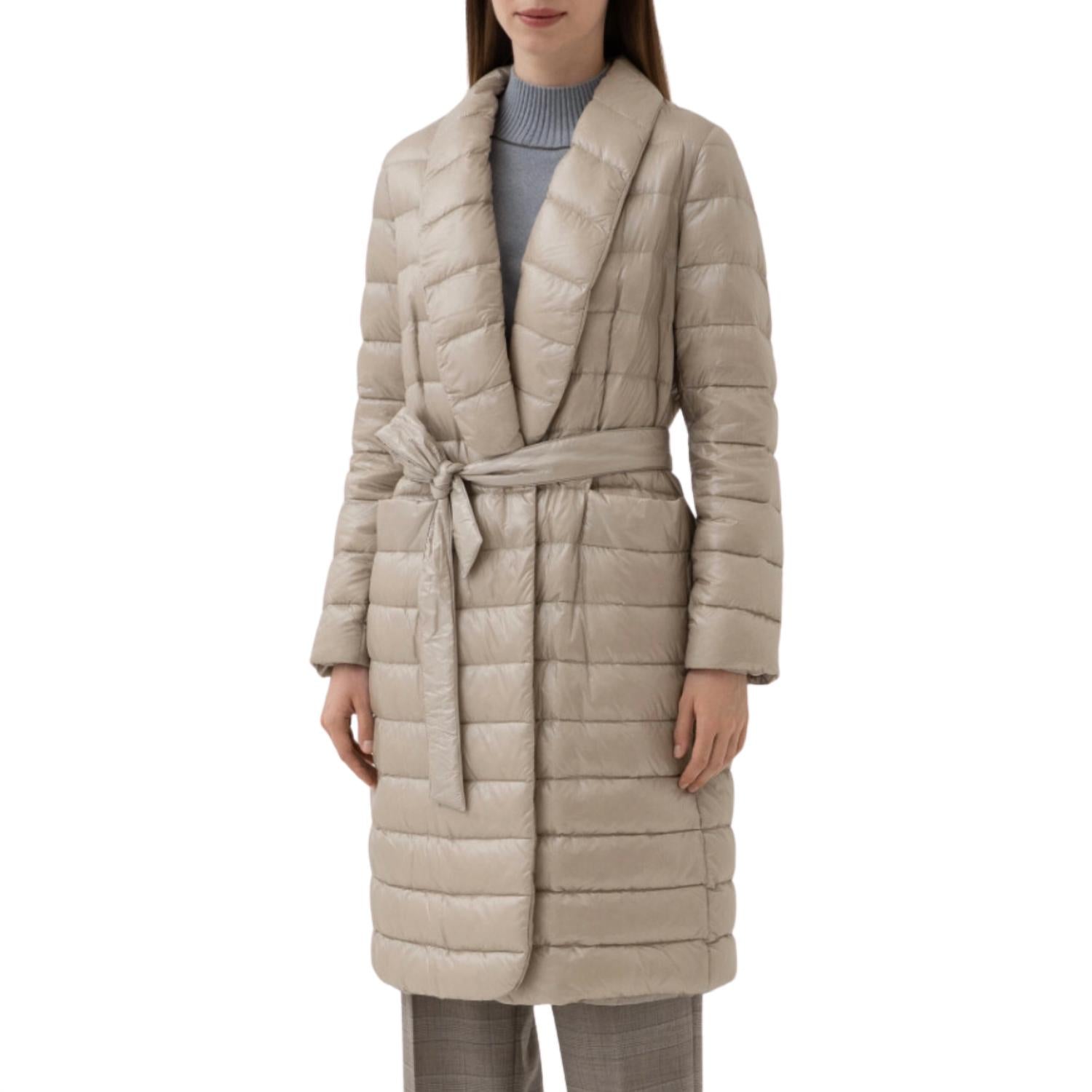 

Куртка с поясом и стеганой отделкой Chantilly на пуху Herno, Chantilly