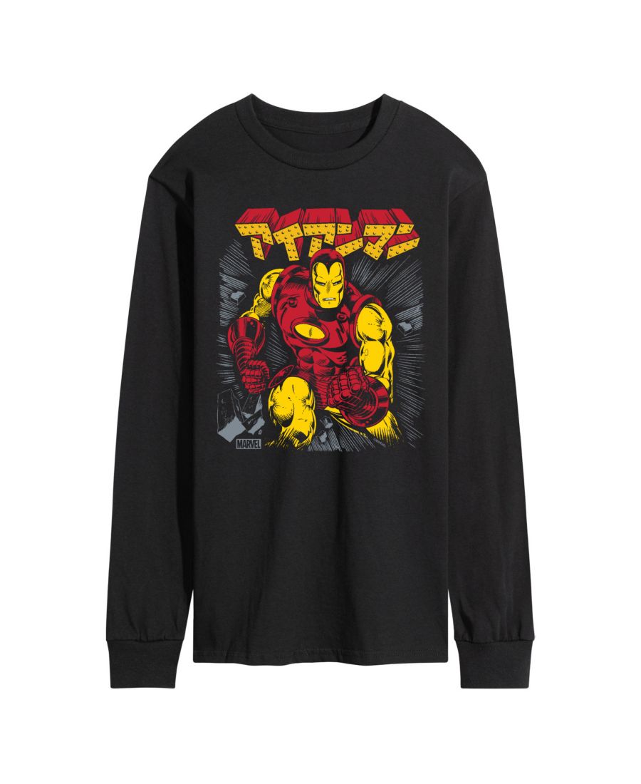 

Мужская футболка с длинными рукавами "Железный человек" AIRWAVES, Black, Черный, Мужская футболка с длинными рукавами "Железный человек" AIRWAVES, Black