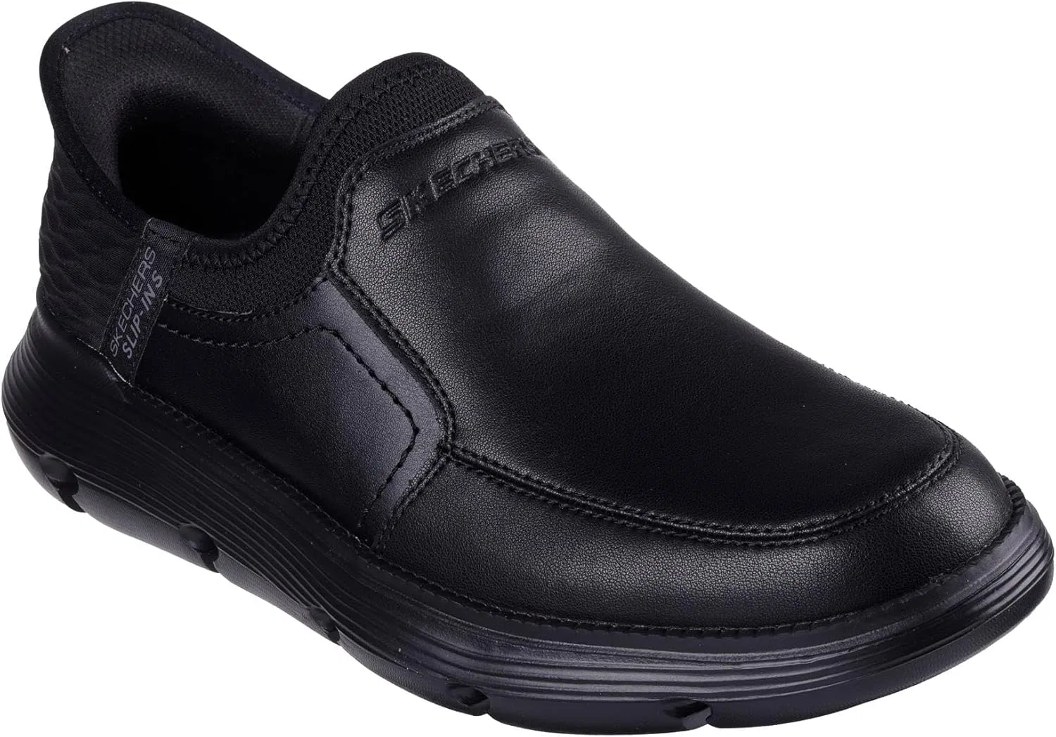 Мужские слипоны Skechers Hands-Free Garza Dorado, Black — фото 4