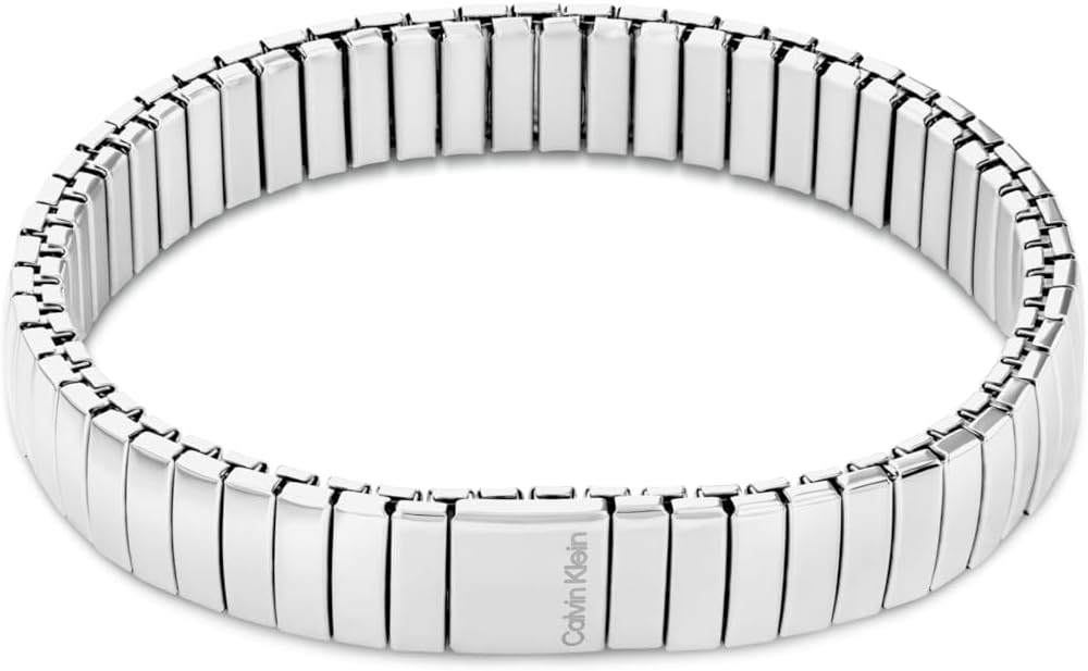 

Женский браслет Calvin Klein CK Stacked - современный многослойный дизайн, модная бижутерия, подарок для нее, Silver