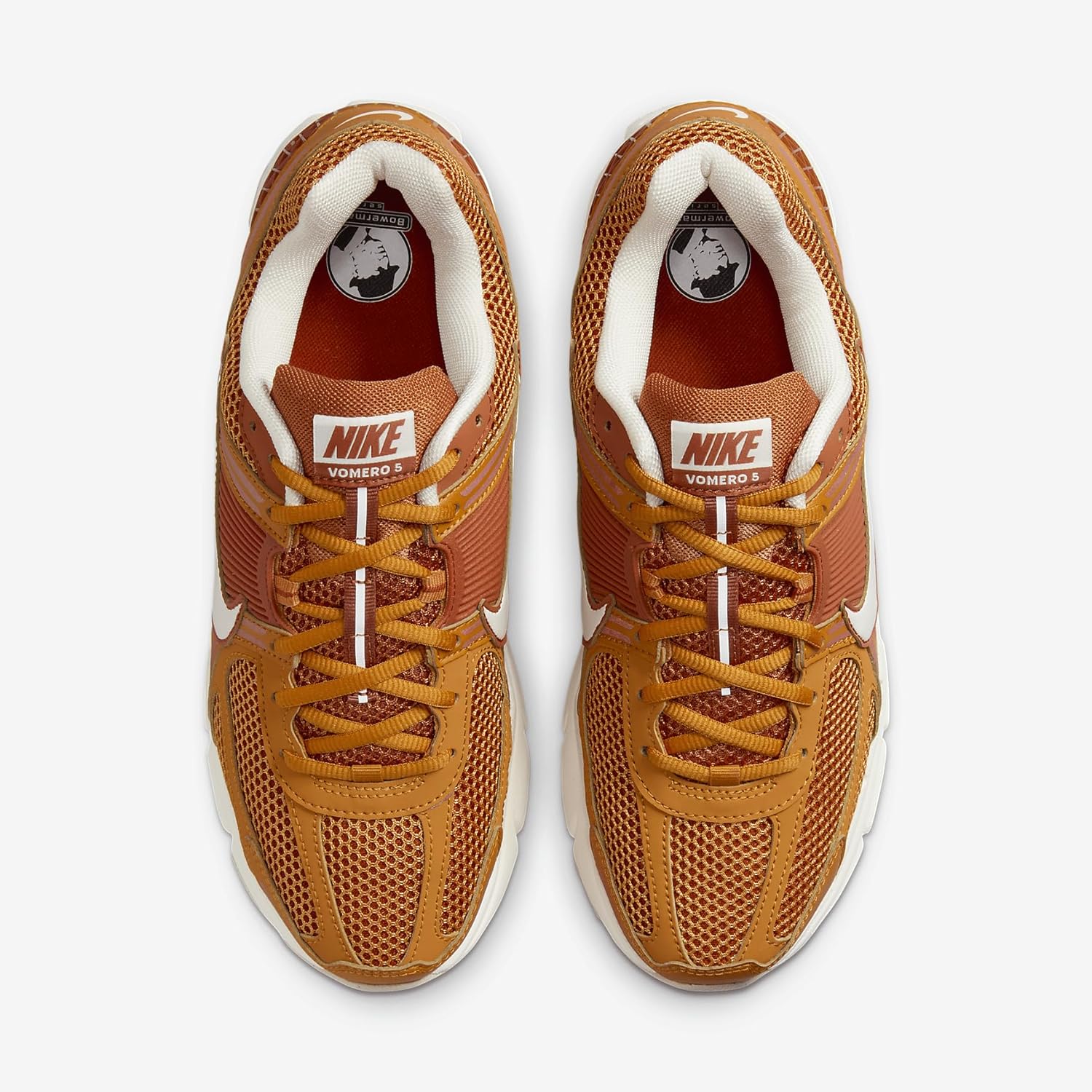 Мужские кроссовки Nike Zoom Vomero 5, Monarch/Flax/Sail/Dark Russet — фото 4