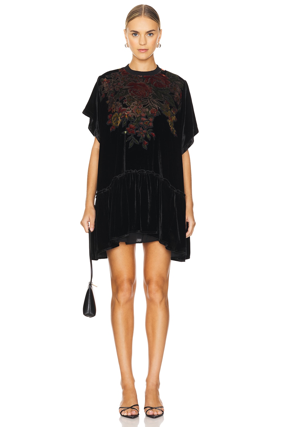 

Мини-Платье sweet echoes Free People, цвет twilight combo