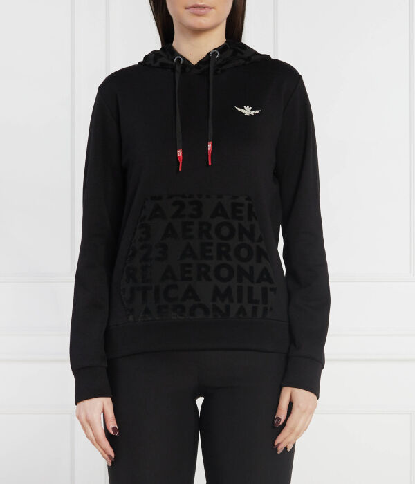 

Толстовка женская Aeronautica Militare Regular Fit, черный