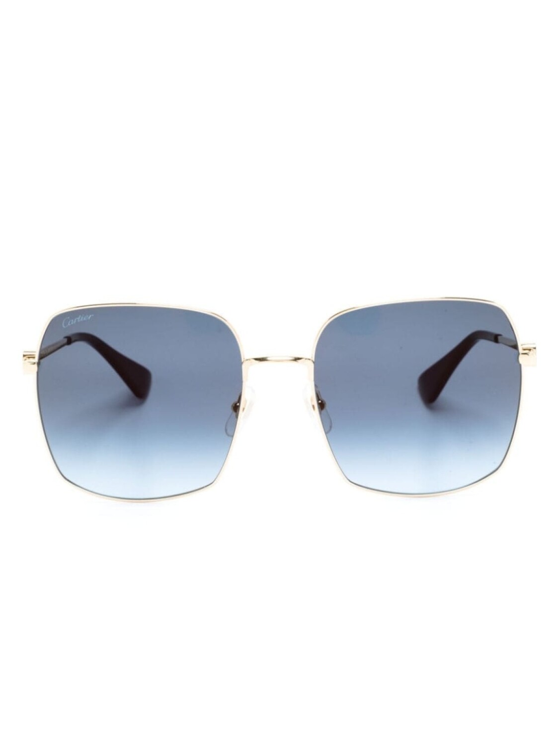 

Cartier Eyewear массивные солнцезащитные очки, золотистый
