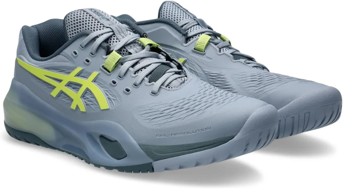 Кроссовки теннисные ASICS, Grey Blue/Pistachio — фото 2