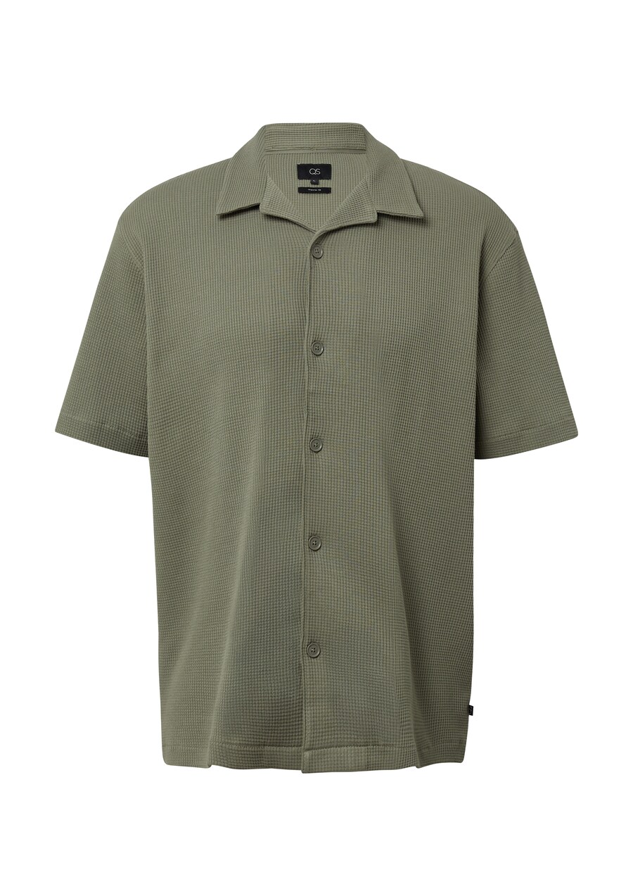 

Рубашка на пуговицах классического кроя QS, Khaki