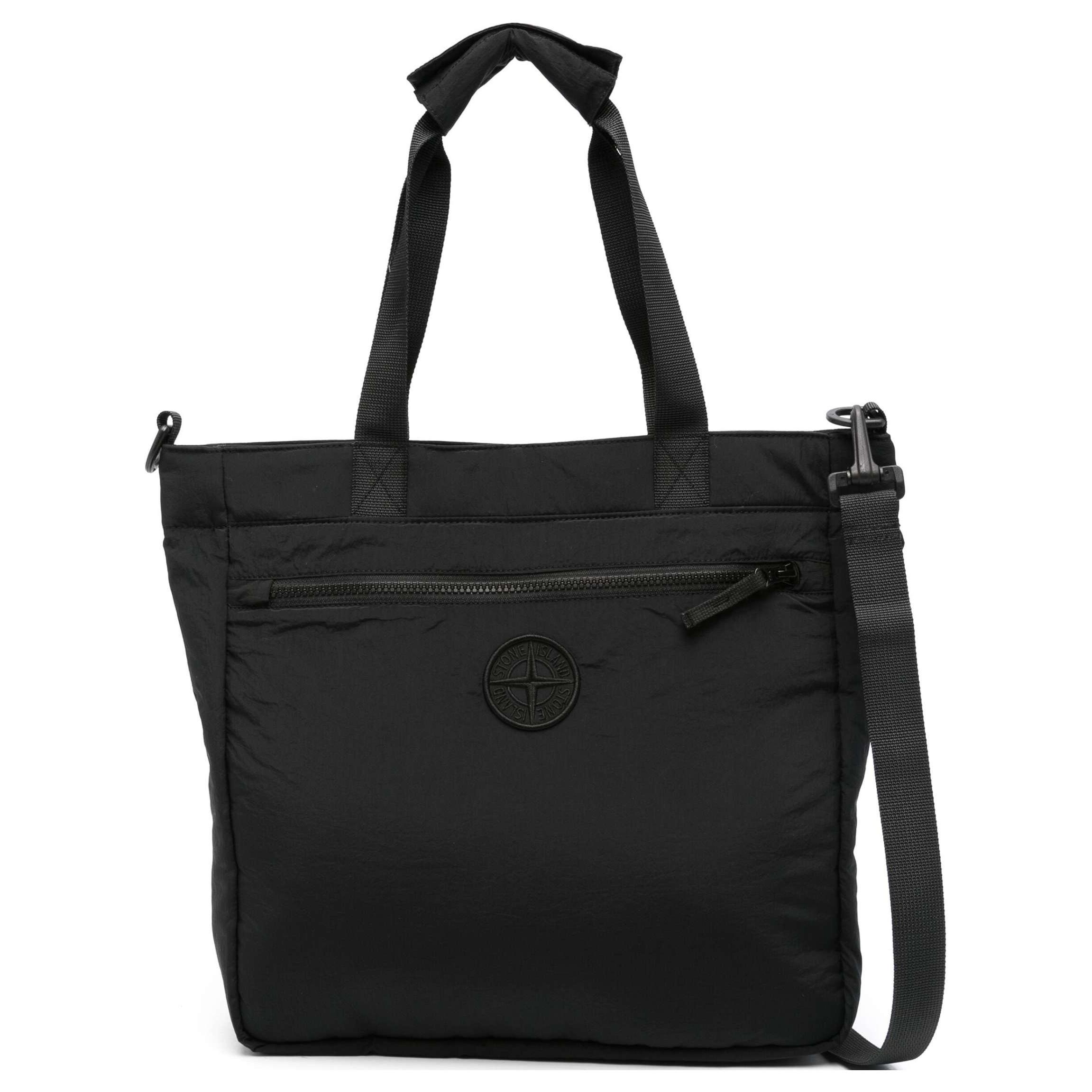 

Сумка на ручку с вышивкой компаса STONE ISLAND