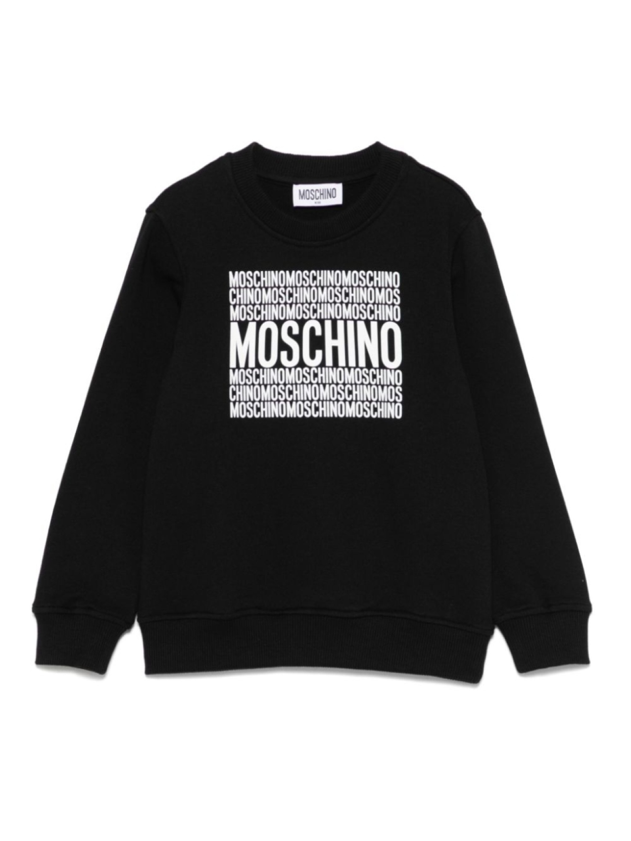 

Moschino Kids толстовка с логотипом, черный