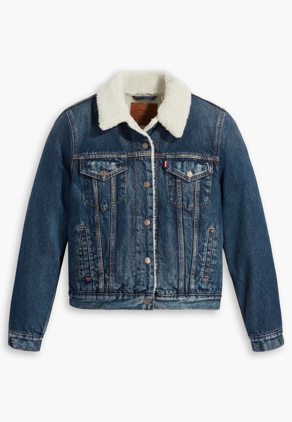 Куртка межсезонная ORIGINAL TRUCKER Levi's, темно-синий деним — фото 3