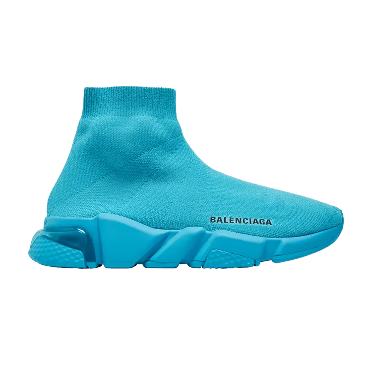 Кроссовки Balenciaga Balenciaga Wmns Speed Sneaker 'Clear Sole - Light Blue', синий