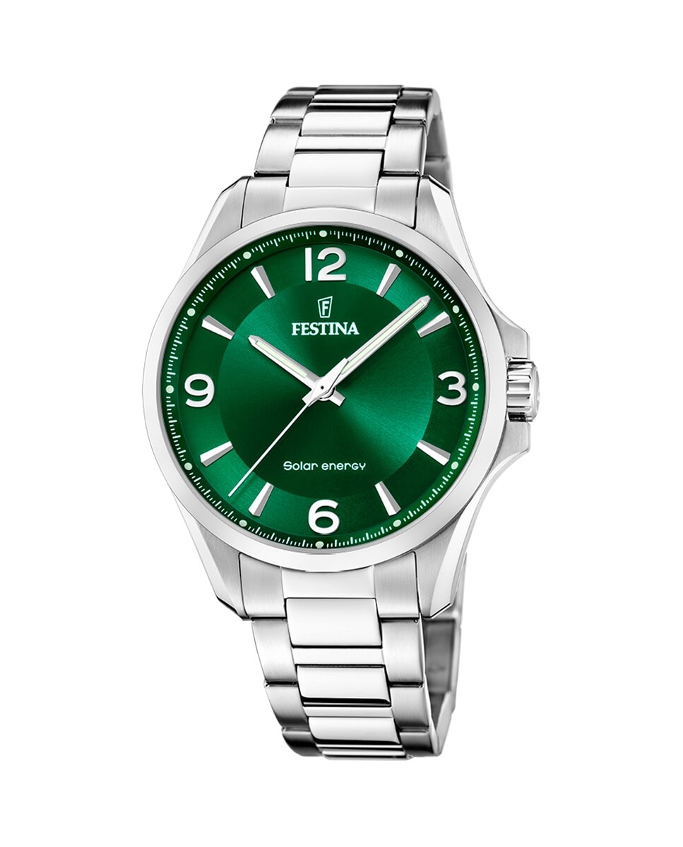 

F20656/3 Petite мужские часы из серебряной стали Festina, серебро