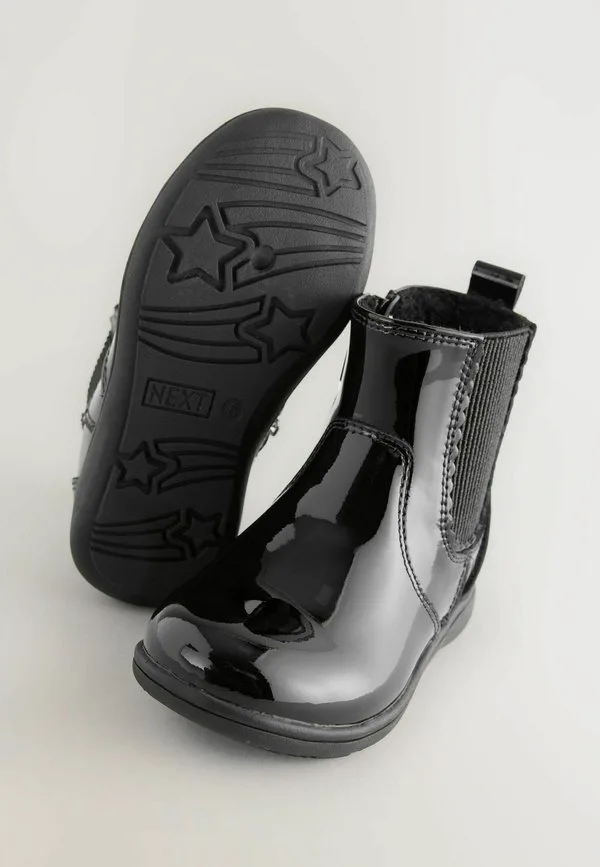 Детские туфли челси стандартного размера Next, Black Patent — фото 3