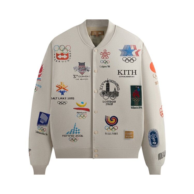 

Куртка Kith for Olympics Heritage Marvin Bomber Jacket Sandy Heather, разноцветный