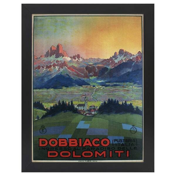 

Рамка для фотографий LegendArte Poster Dobbiaco Dolomiti, черный