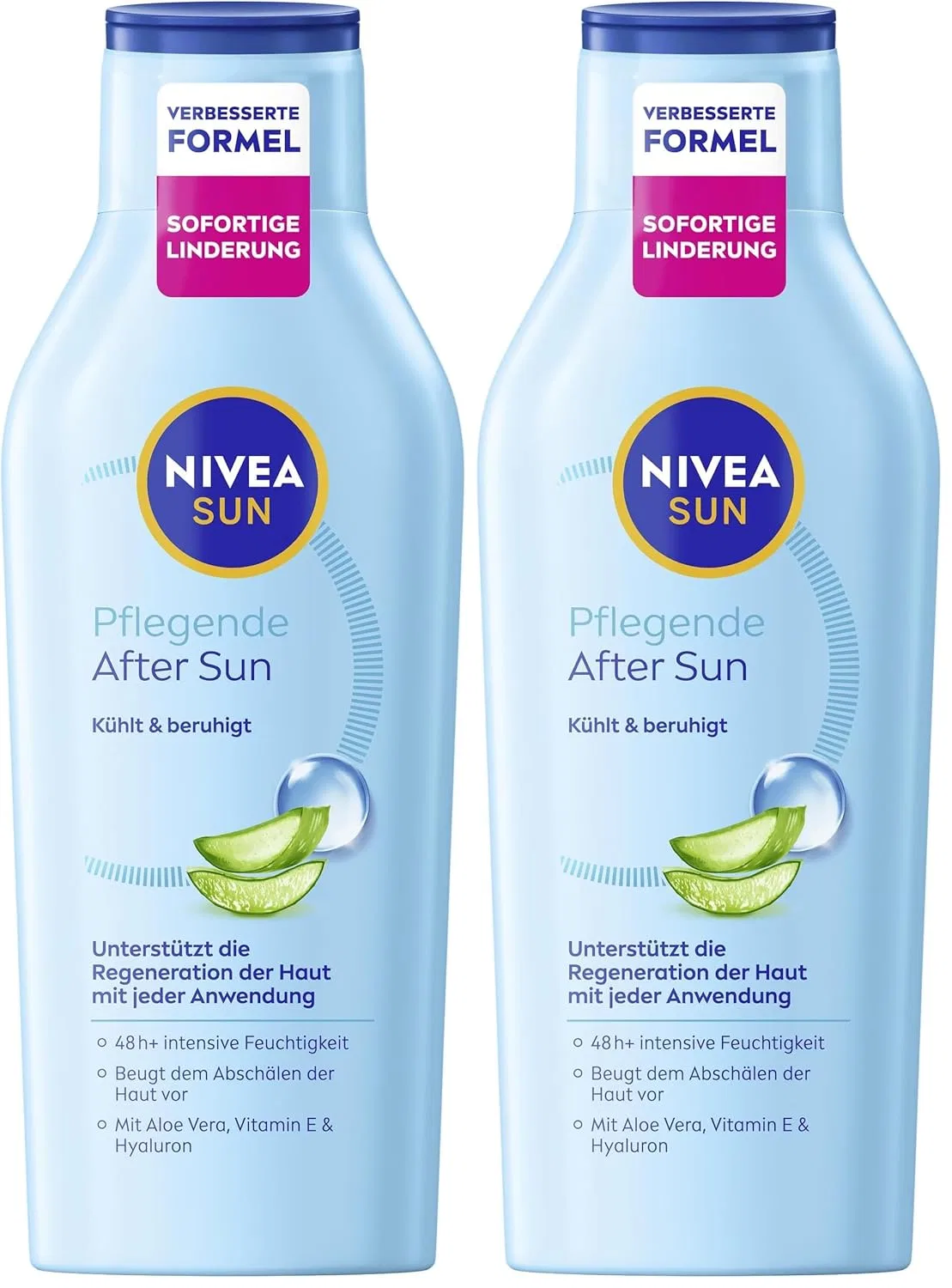 Увлажняющий лосьон после загара «Nourishing After Sun» от NIVEA SUN, 400 мл (2 шт.) Nivea Sun