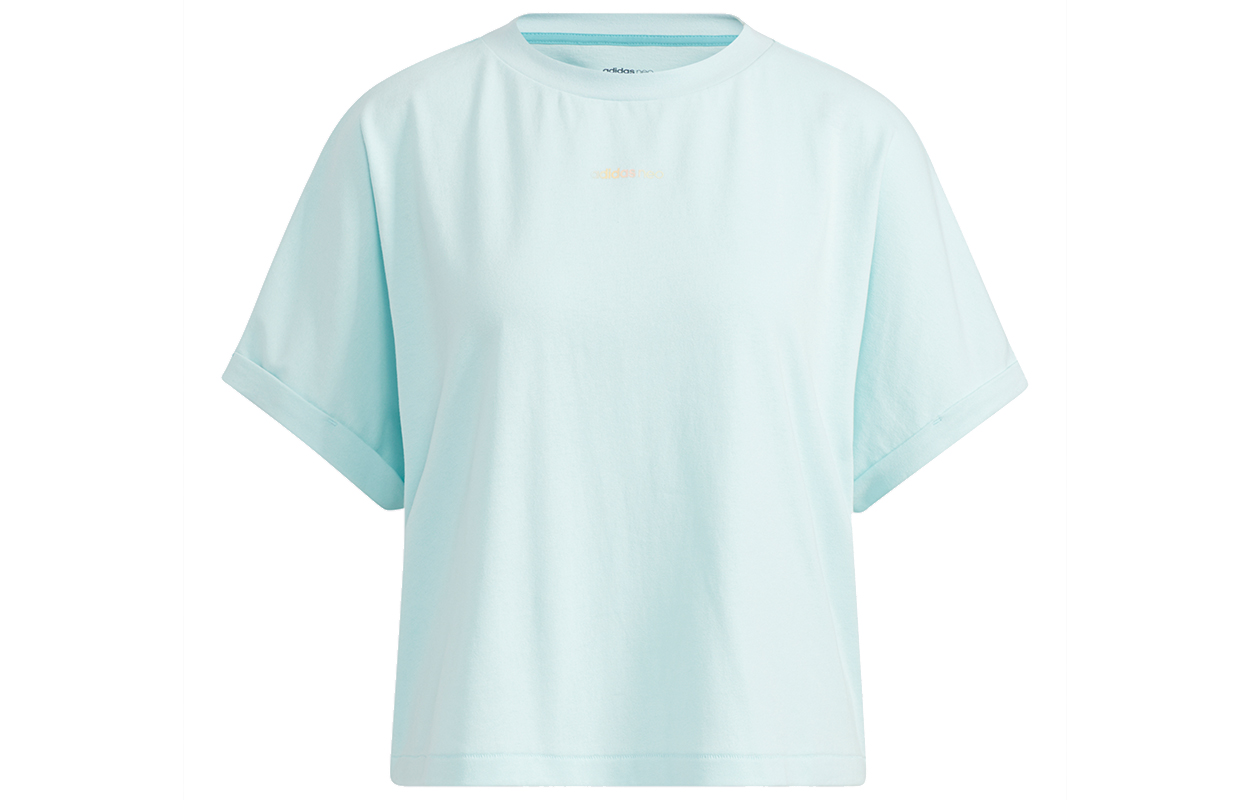 

Футболка женская Adidas Neo с рукавом летучая мышь, изумрудная