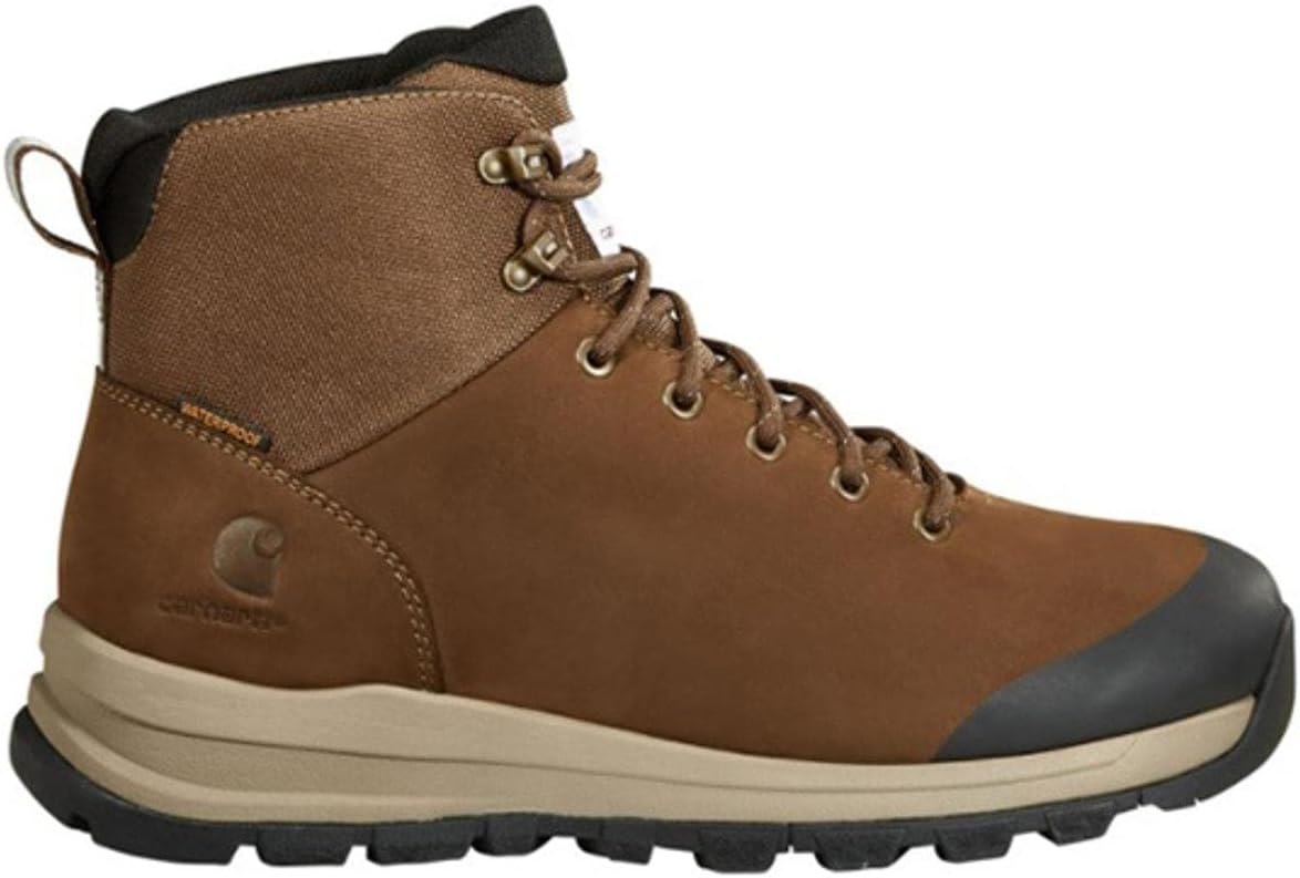 Carhartt мужские водонепроницаемые ботинки для походов с 5-дюймовым носком Alloy, Dark Brown — фото 2
