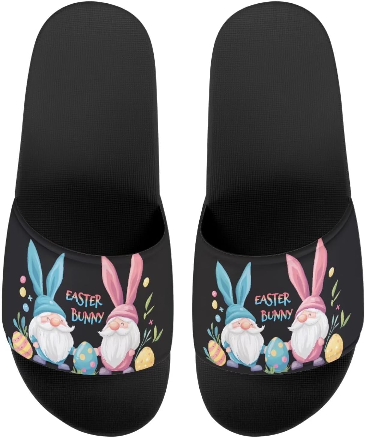 

Женские слайд-сандалии GETELINSENG с принтом слона, нескользящие летние домашние тапочки для девушек, шлепанцы на пляж, спортивные сандалии, Eatser Bunny