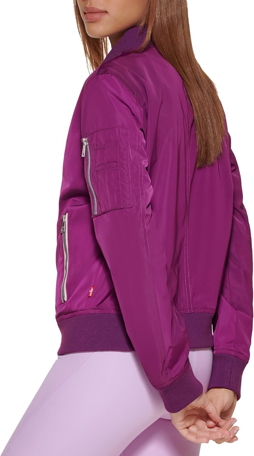 Женская куртка-бомбер Levi's Melanie Newport (стандартный и большой размер), Purple — фото 4