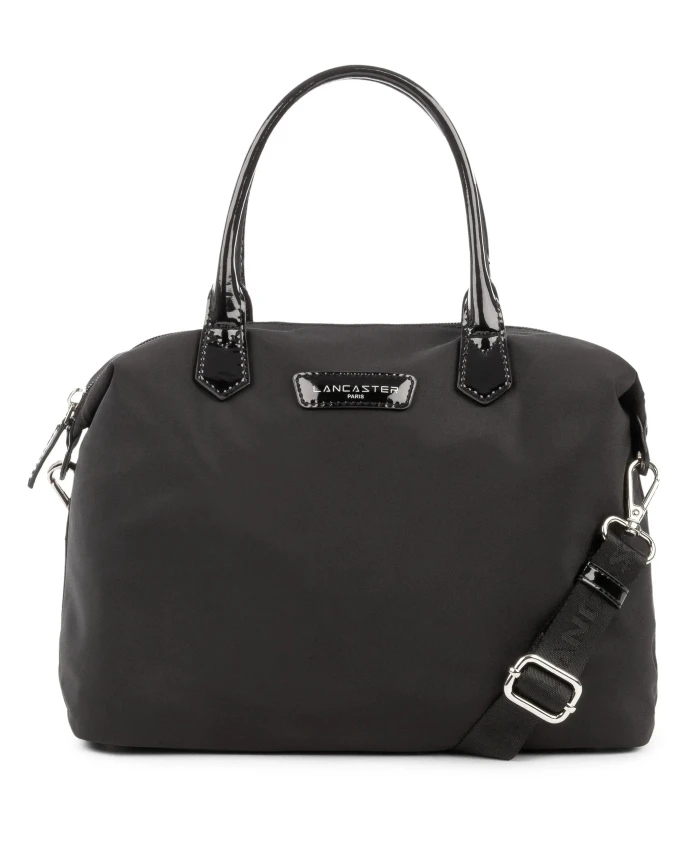 

Базовая лакированная сумка Vernis черного цвета Lancaster, черный