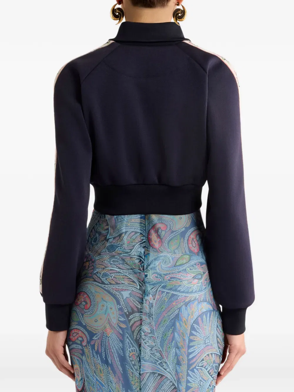 Толстовка с застежкой-молнией Etro, синий — фото 4