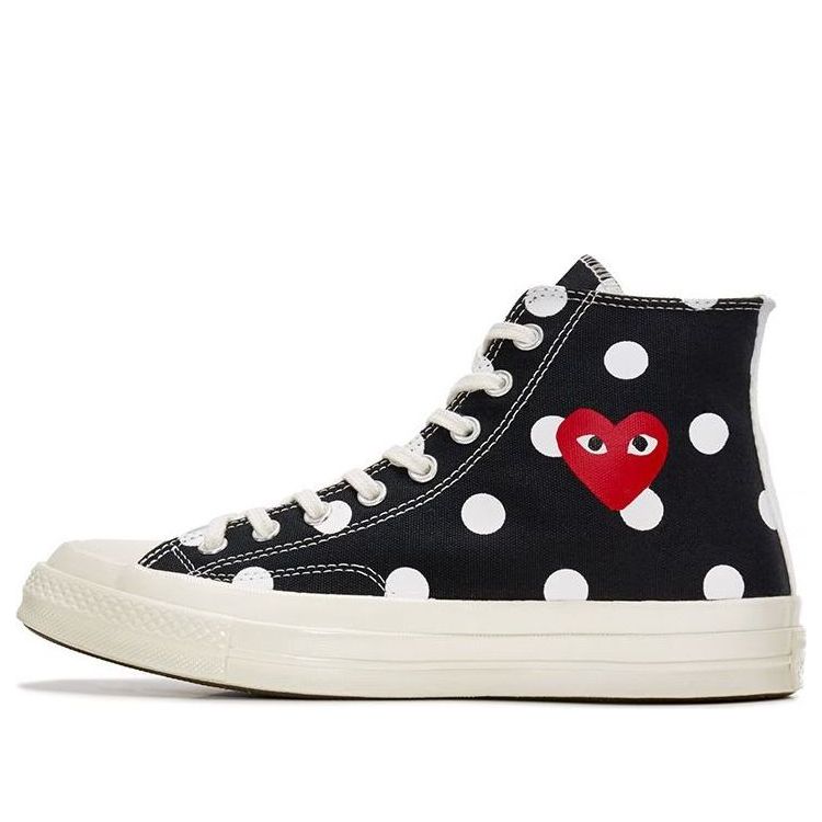 

Кроссовки Converse x COMME des GARCONS PLAY Chuck 70 Hi 'Black Polka Dot', черный