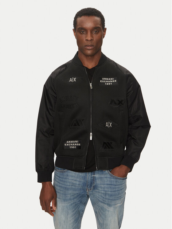 

Куртка-Бомбер стандартный крой XM000388 AF13130 UC001 Armani Exchange, черный