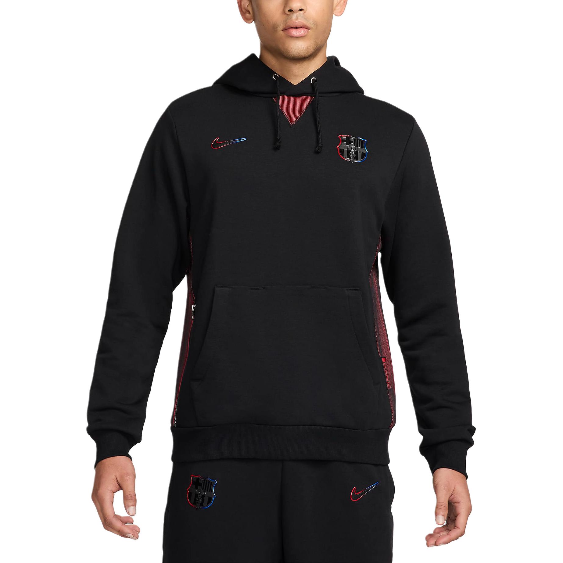 

Nike Мужская толстовка FCDri-Fit Barcelona Standard Issue Away, черная/черная