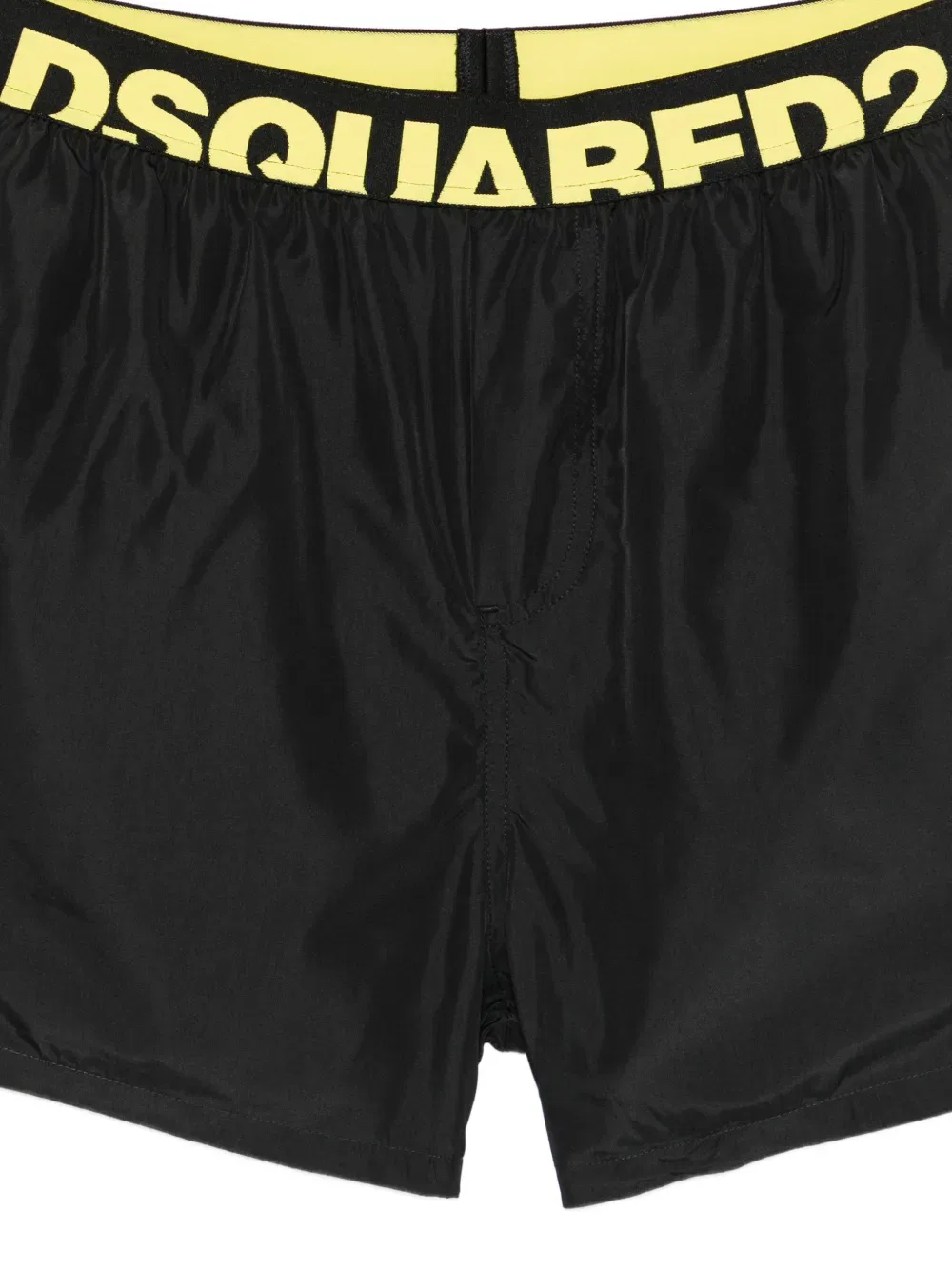 Пляжные шорты с логотипом на поясе Dsquared2, черный — фото 3