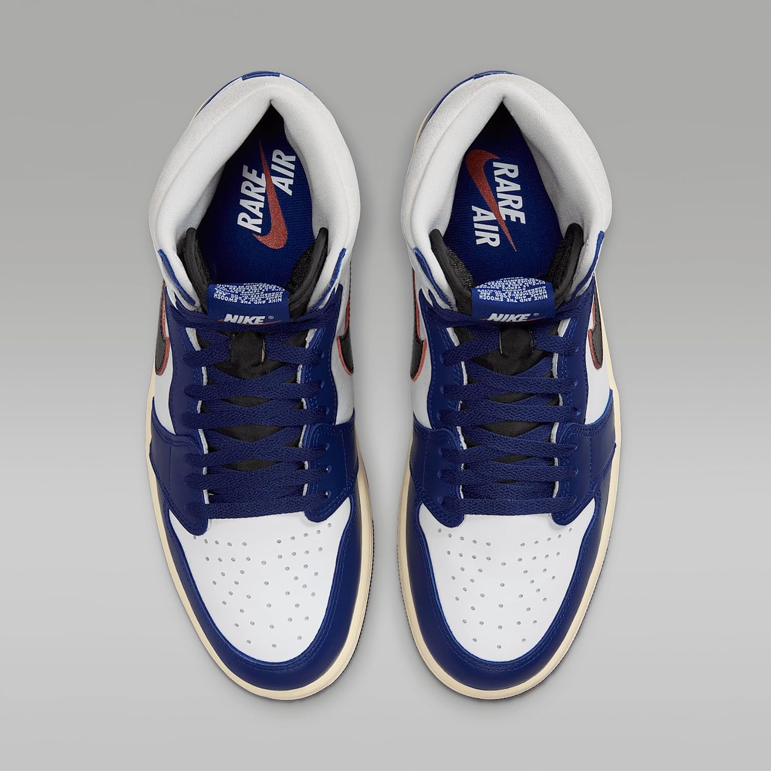 Мужские кроссовки Nike Air Jordan 1 Retro High OG, белый/черный — фото 4