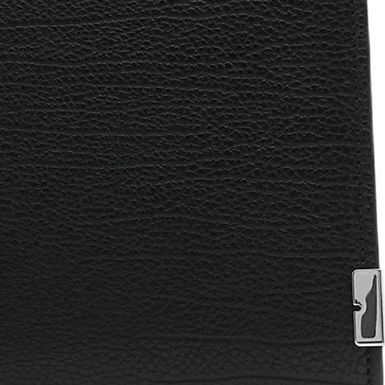 Кожаный клатч из телячьей кожи унисекс black Burberry, Set (Bag+Dust Bag) — фото 4