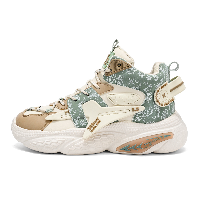 

Износостойкие высокие повседневные туфли для мужчин FAPAI, Beige Khaki