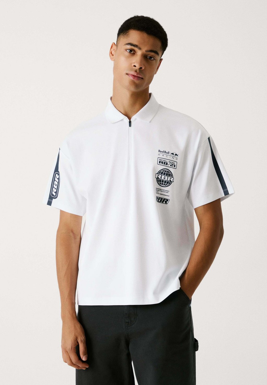 

Поло Red Bull Racing x Pepe Jeans, белый