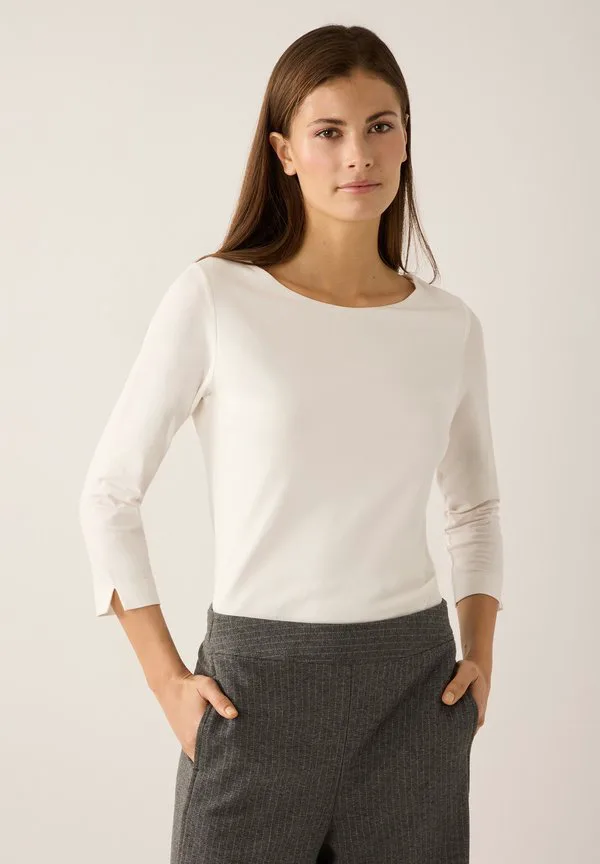 

Базовая футболка gerades с рукавами 3/4 и длинными рукавами More & More, Off White, Белый, Базовая футболка gerades с рукавами 3/4 и длинными рукавами More & More, Off White