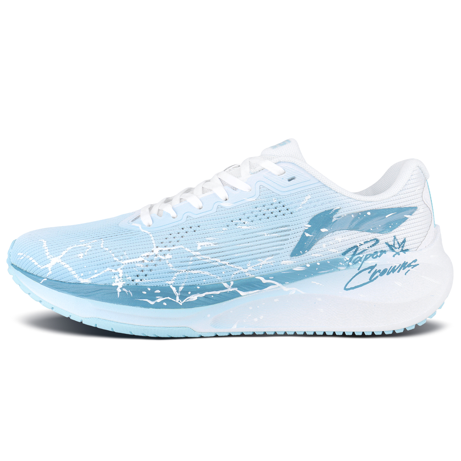 

Li-Ning Version 20 Cushioning низкие кроссовки для повседневных тренировок и длительного бега унисекс Sky Blue