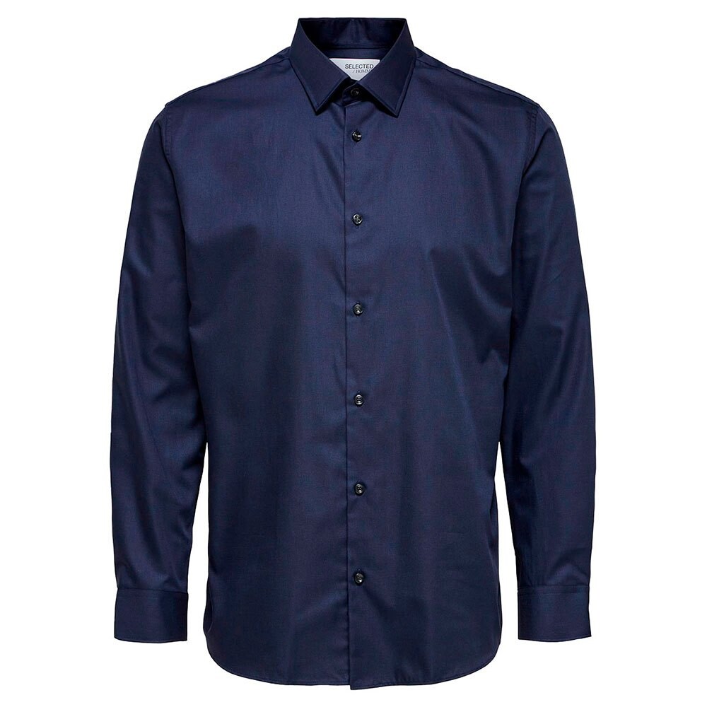 

Рубашка с длинным рукавом Selected Ethan Classic Slim, синий