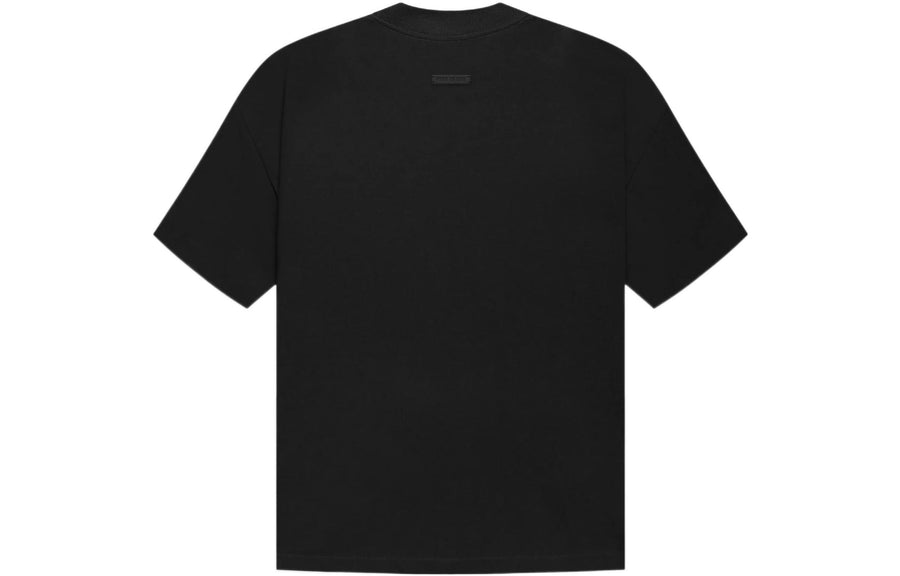 Футболка Fear of God Eternal Logo Flocked Crewneck T-Shirt 'Black', черный — фото 3