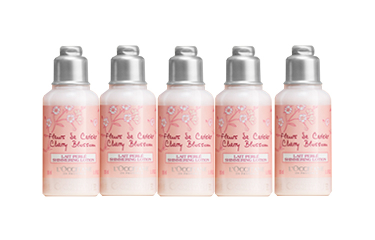 L'OCCITANE Cherry Blossom Travel Kit Лосьон для тела Увлажняющий Ароматный 35мл*4/35мл*5/35мл*6/75мл/75мл*2 LOCCITANE, 35ml*6 — фото 4