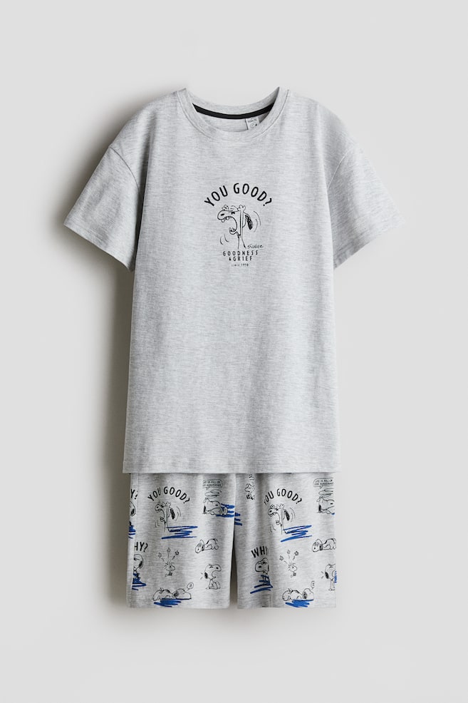 

Пижама из хлопка с принтом H&M, мультиколор