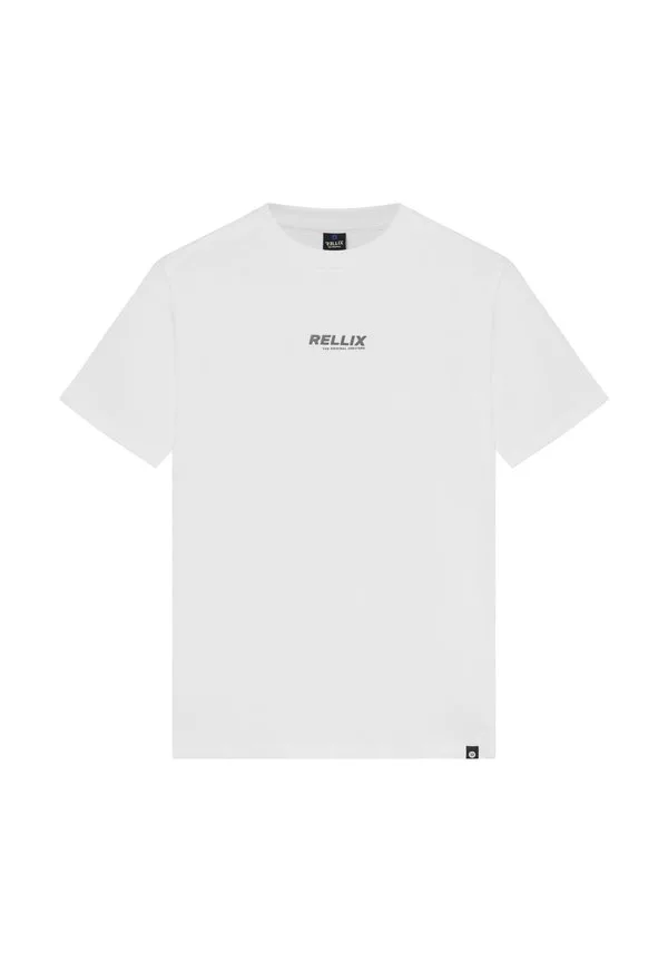 Футболка с принтом оверсайз Rellix, White
