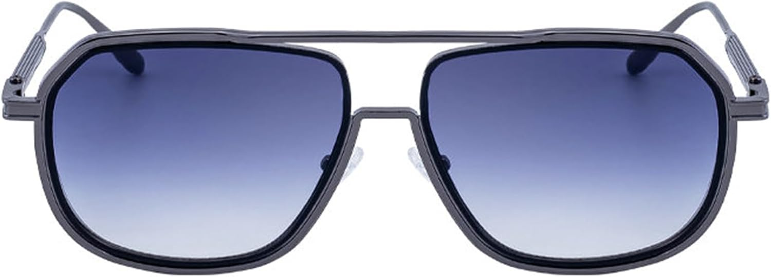 

Мужские солнцезащитные очки Helena Retro с двойной перемычкой, градиентные квадратные очки с защитой от УФ-излучения UV400, женские солнцезащитные очки в стиле панк, C2