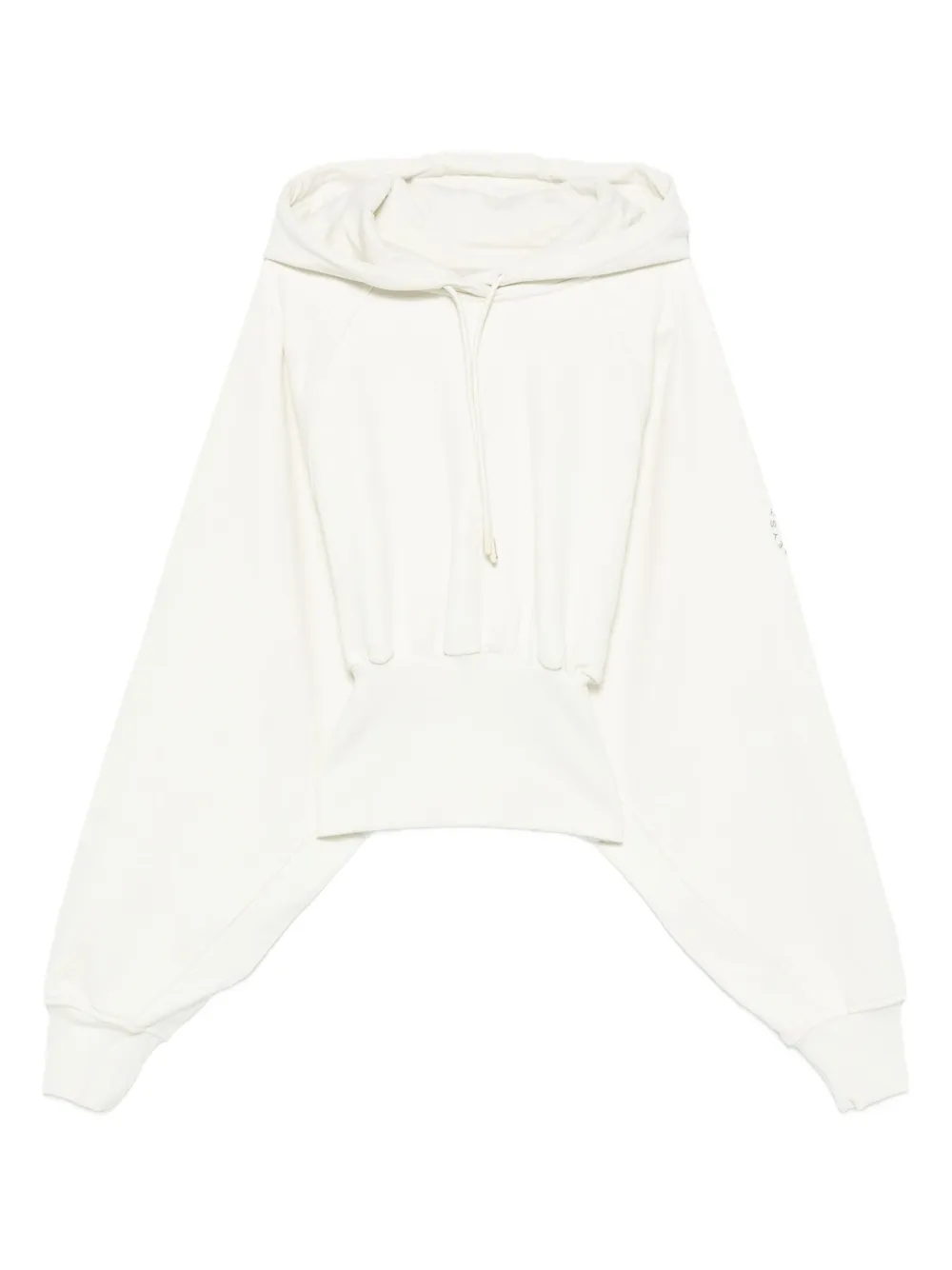 

Укороченная толстовка с капюшоном adidas by Stella McCartney, нейтральный